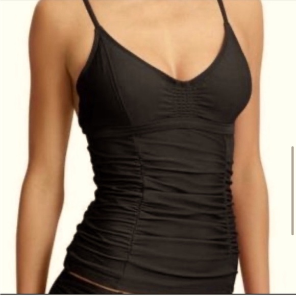 Athleta Other - Athleta Tankini underwire Swim Top Black sz 34B/C